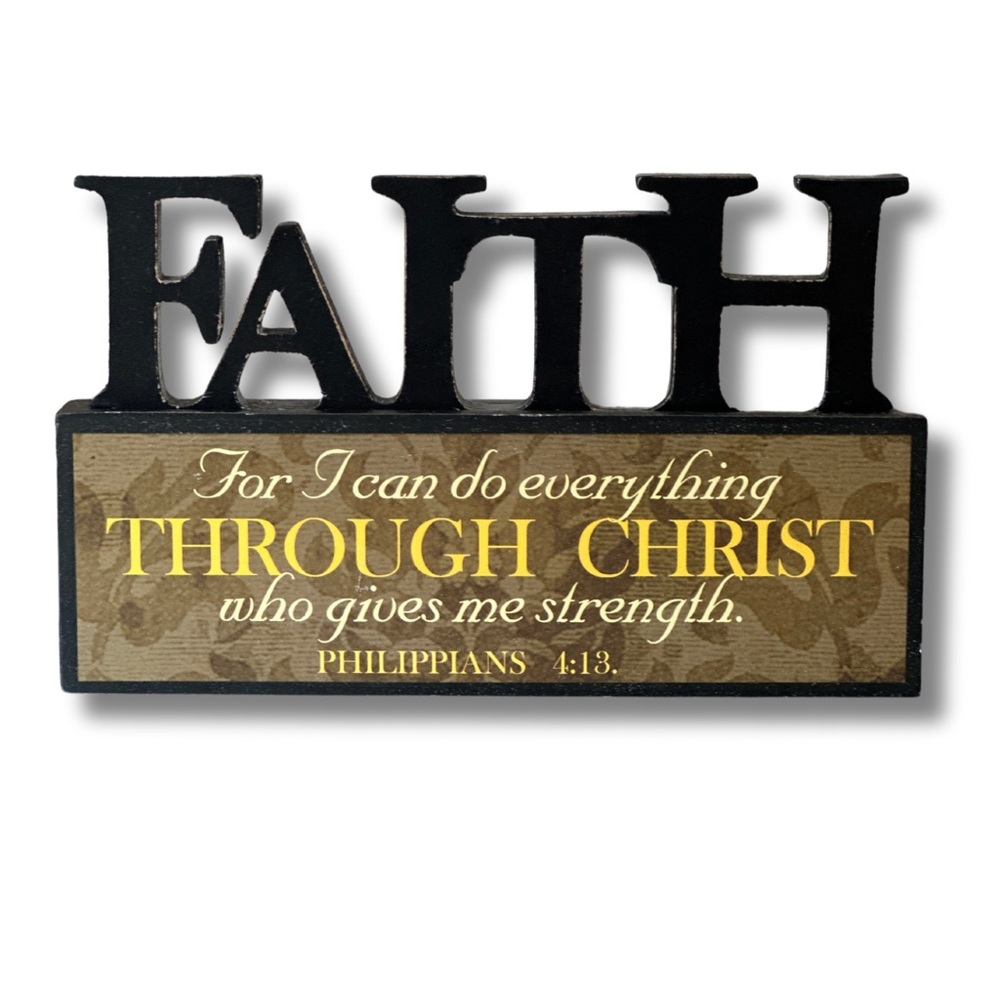 Faith Home Decor Sign - Picture 2 of 7